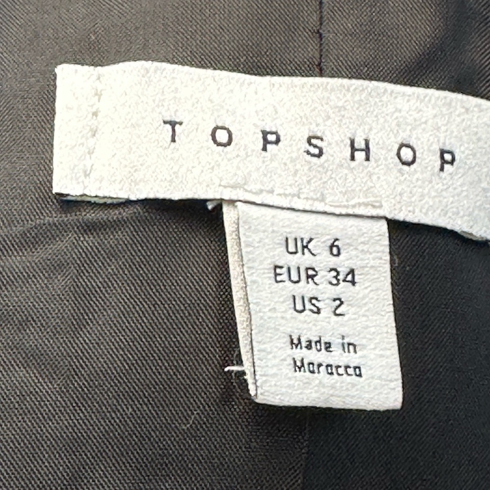 Topshop Cut Out Blazer Dress - Purple - size 2 - Picture 6 of 9